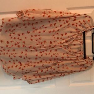 Floral loose fit shirt